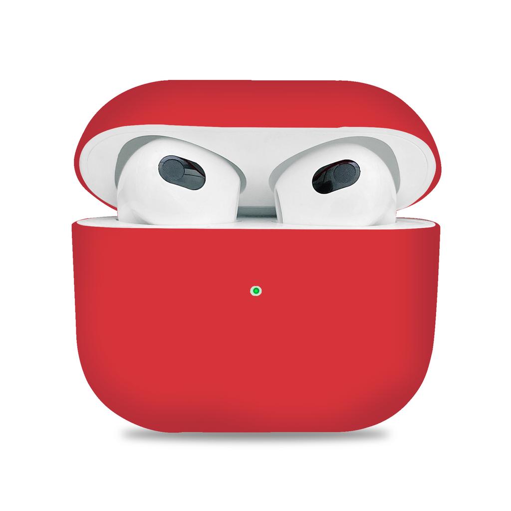 Applicable AirPods 3 Protective Cover Solid Color Split Silicone Protective Cover Wireless Bluetooth Protective Cover