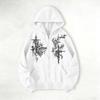 Men's Zipper Hoodie, Fleece Men's Full-Zip Hoodie, Hooded Sweatshirt, Casual and Stylish Everyday Wear, Warm Hooded Sweatshirt