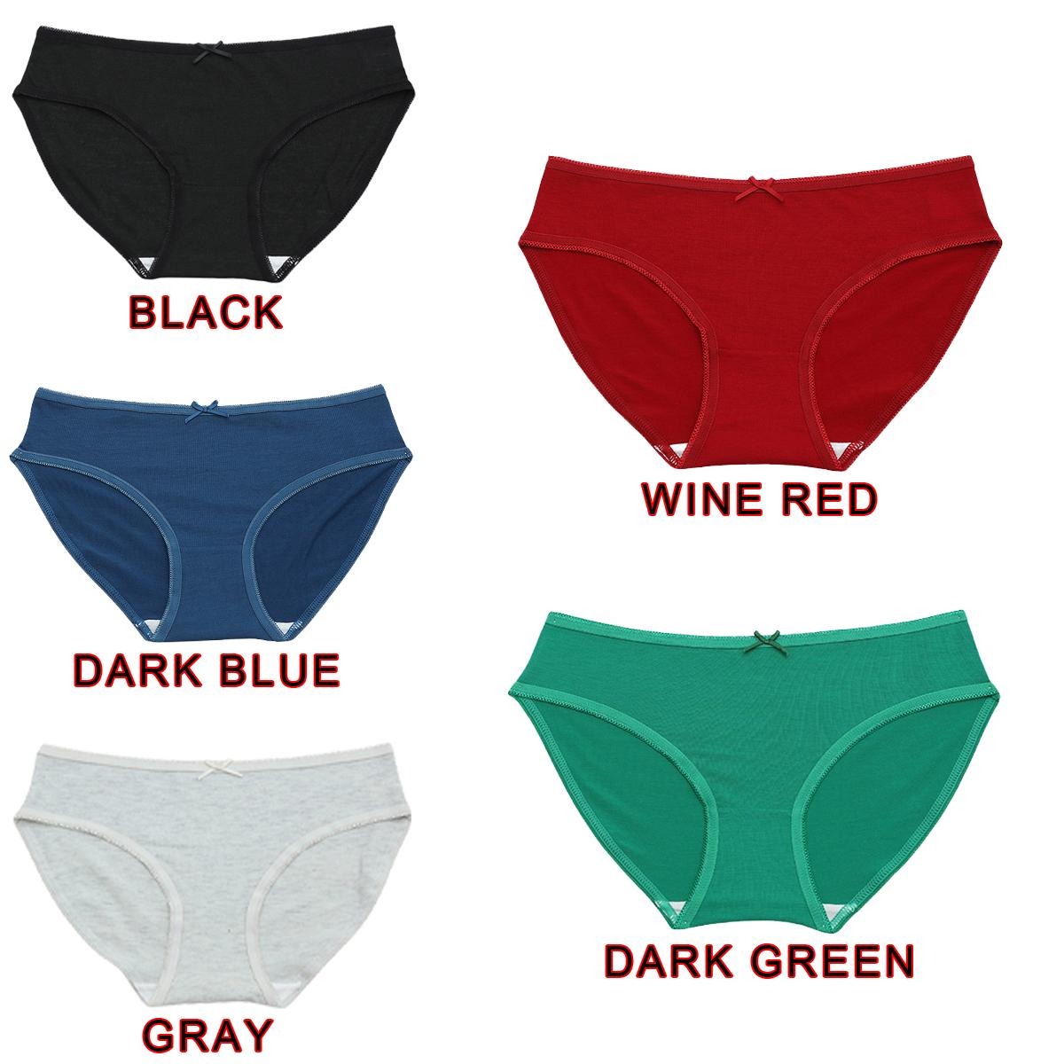 5Pcs Seamless Briefs Low-Rise Underwear for Women Hipster No Show Panties Soft Stretch Bikini Invisible Breathable Sewn Crotch XS