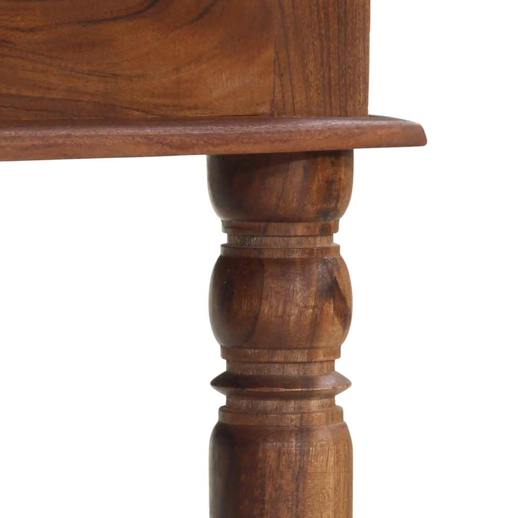 Vidaxl Dining Table, 120X60X77 Cm, Solid Acacia Wood