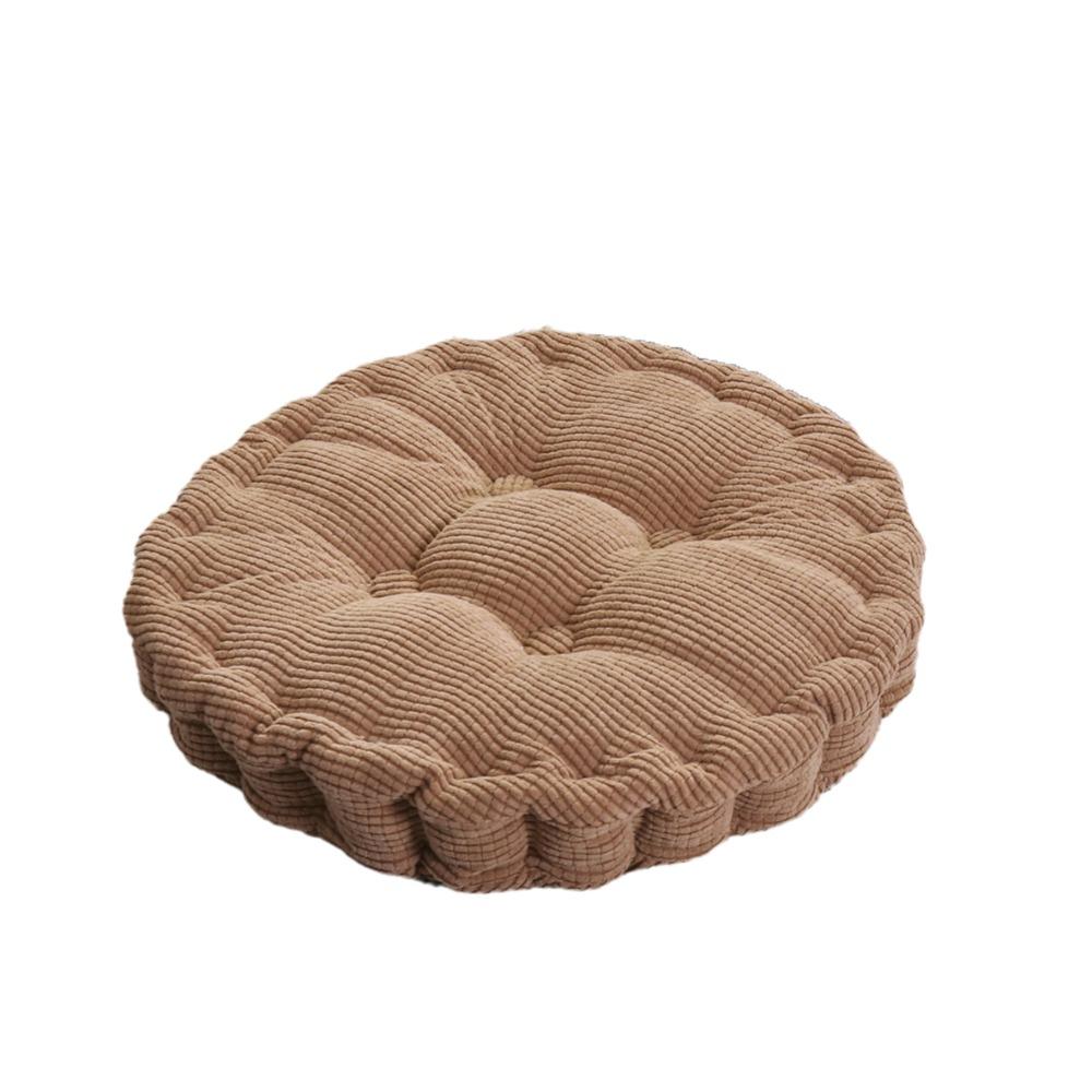Solid Color Tufted Seat Cushion Thickened Sofa Cushion Durable Chair Mat  Office