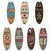 Retro Wooden Surfboard Beach House Decorative Plaque Wooden Sign with Ocean Theme for Home and Office Decoration