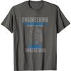 Engineering Solving Problems Graphic Tee Funny Cotton Short Sleeve Tshirt For Unisex Casual