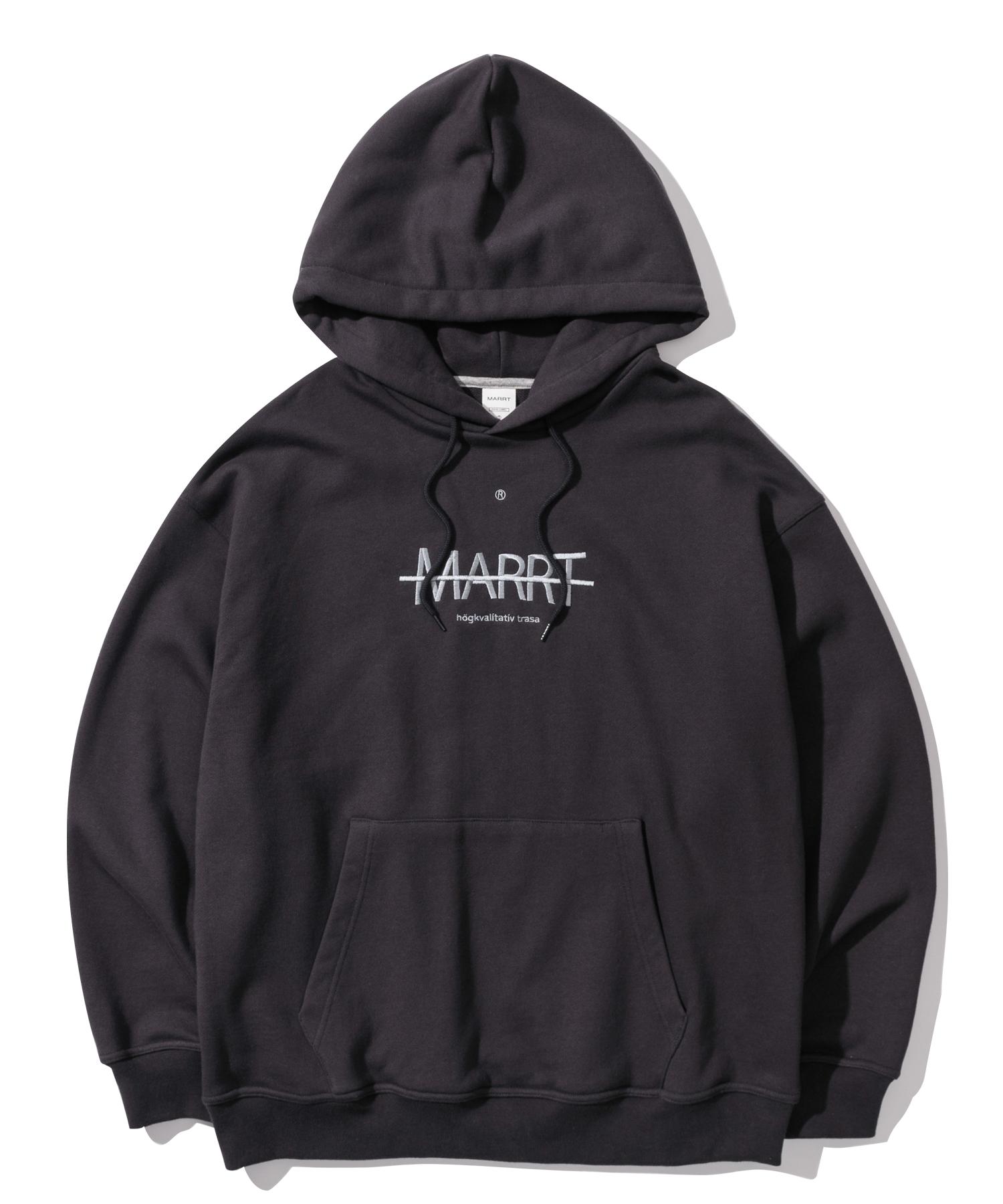 Mart Logo Stitch Hoodie (Charcoal) Dark Gray/1
