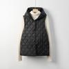 Pinghu new national standard 90 down light vest women's minimalist style new hooded thin autumn and winter sleeveless down liner