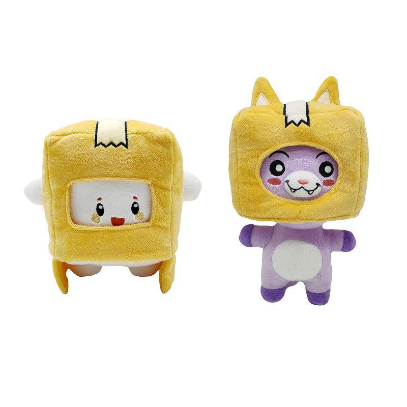 Lankybox Boxy Foxy Rocky Plush Soft Stuffed Toy Kid Game Figure Plushie Doll
