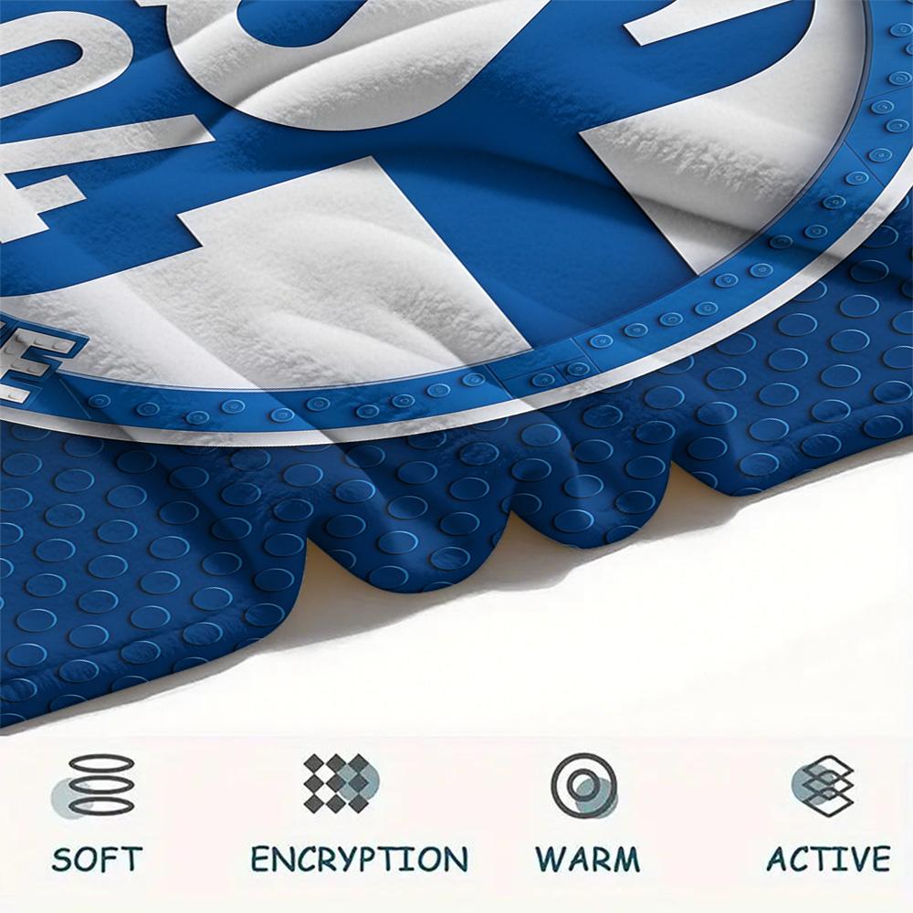 Personalisierte Schalke 04 Flanelldecke, Hohe Qualität, Bequem für alle Jahreszeiten, Heimdekoration, Wärme und Komfort
