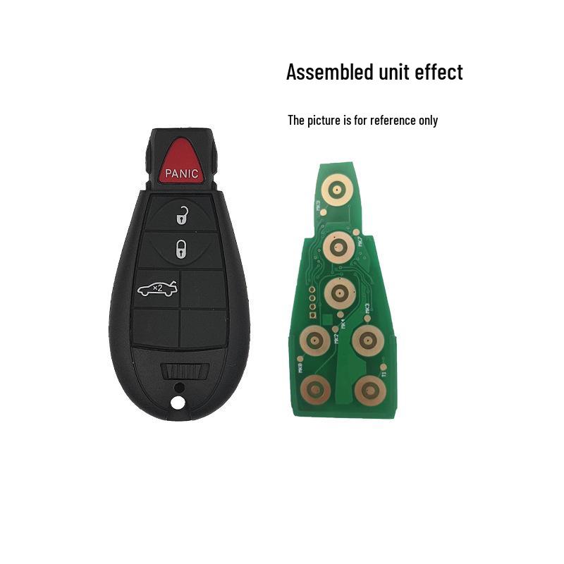 Kompatibles JP Jeep Semi-Smart 4-Tasten-Motherboard, FCC: GQ4-53T, mit 433 MHz Frequenz und 4A Chip.