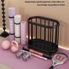 Scaffale portaoggetti multifunzionale con ruote, Organizer per tappetini da yoga e attrezzature per l'esercizio, Scaffale portaoggetti in materiale PP, Organizer per cucina