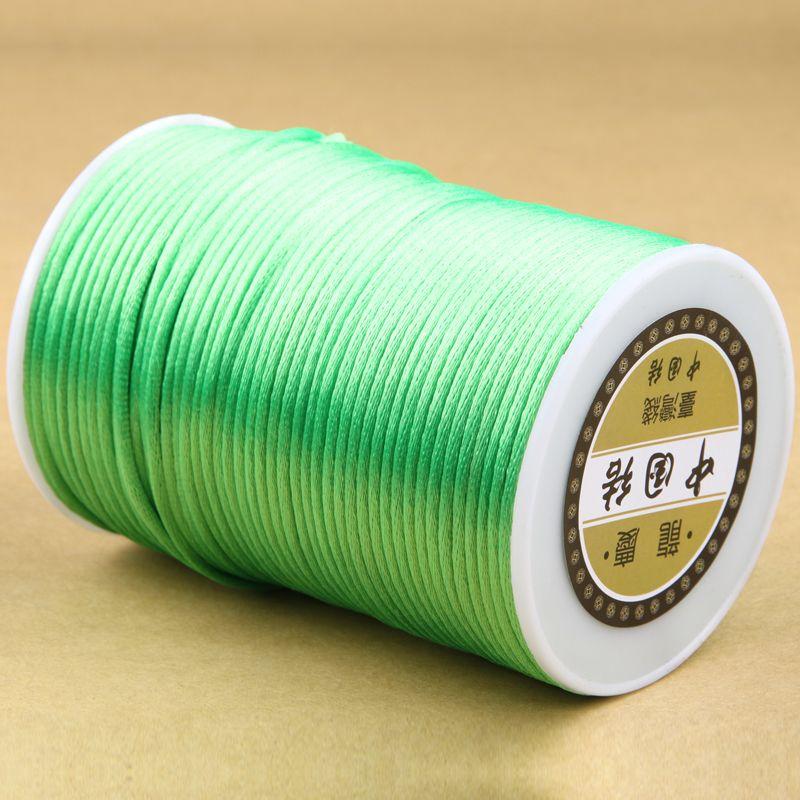 

Сделай сам китайский узел №. 6 Красный Веревочный Кулон-Проволока для Ожерелья Light green(Line 5 100 m)