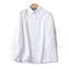 MD Women's Clothing French Style Temperament Commute Leisure Style Elegance Tops Lapel Long Linen Sleeves Shirt 05153948400