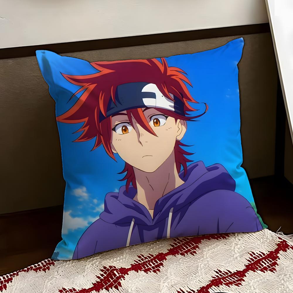 SSK8 the Infinity Anime Cushion Cover Reversible Soft Durable Pillow Cover Home Car MultiScene Use for Daily Comfort