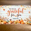 Colorful Pumpkins Harvest Festival Banner Thanksgiving Banner Seasonal Decor for Holiday Party Autumn Festival Indoor Decoration