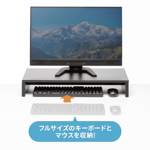 SANWA SUPPLY Desktop Monitor Stand (Black) MR-LC103BK