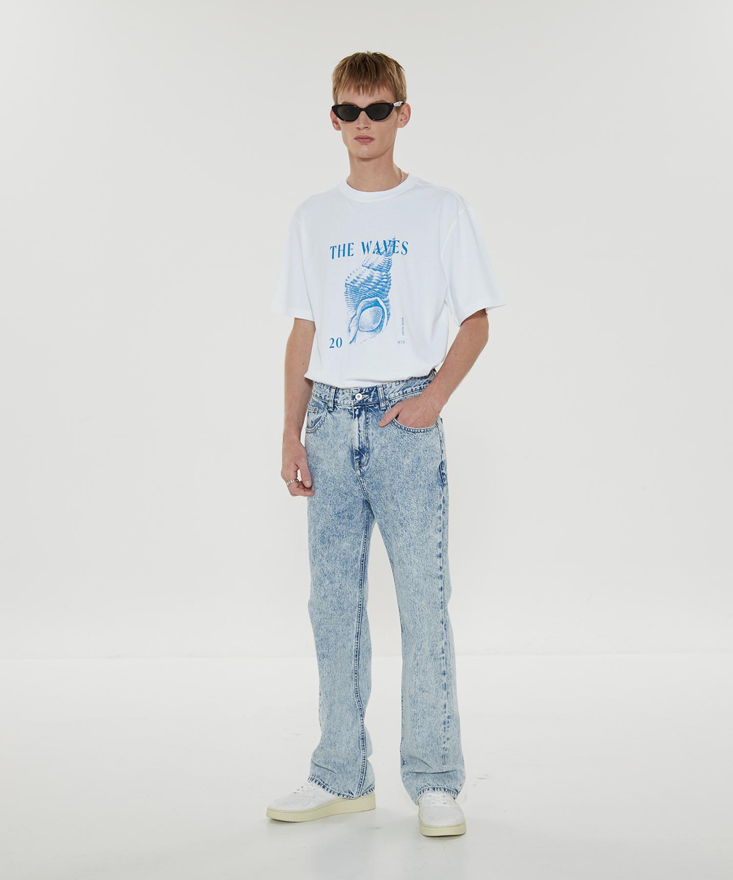 Gimyeong Wave T-Shirt White 50