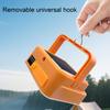 Mini Solar Camping Lamp with Stand, IP65 Waterproof Solar Type-C Rechargeable Work Light, Adjustable Outdoor Portable Emergency Light