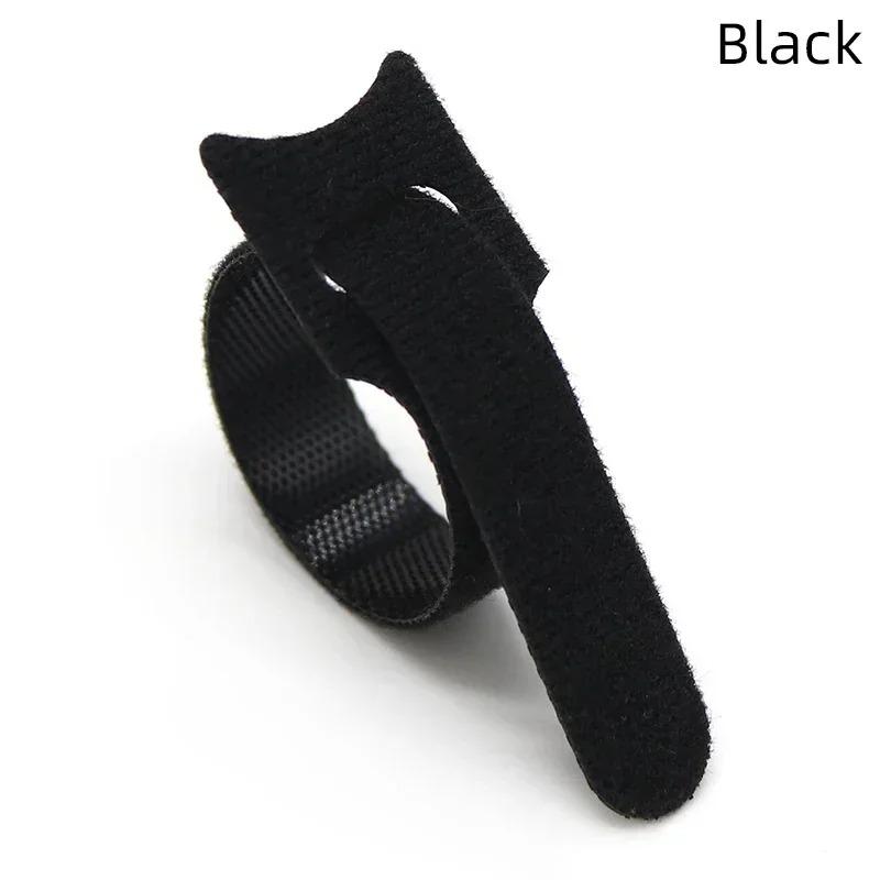 Reusable Cable Ties 15cm Nylon Hook Loop Straps Wire Organizer Fastening Wraps for Cable Management Storage