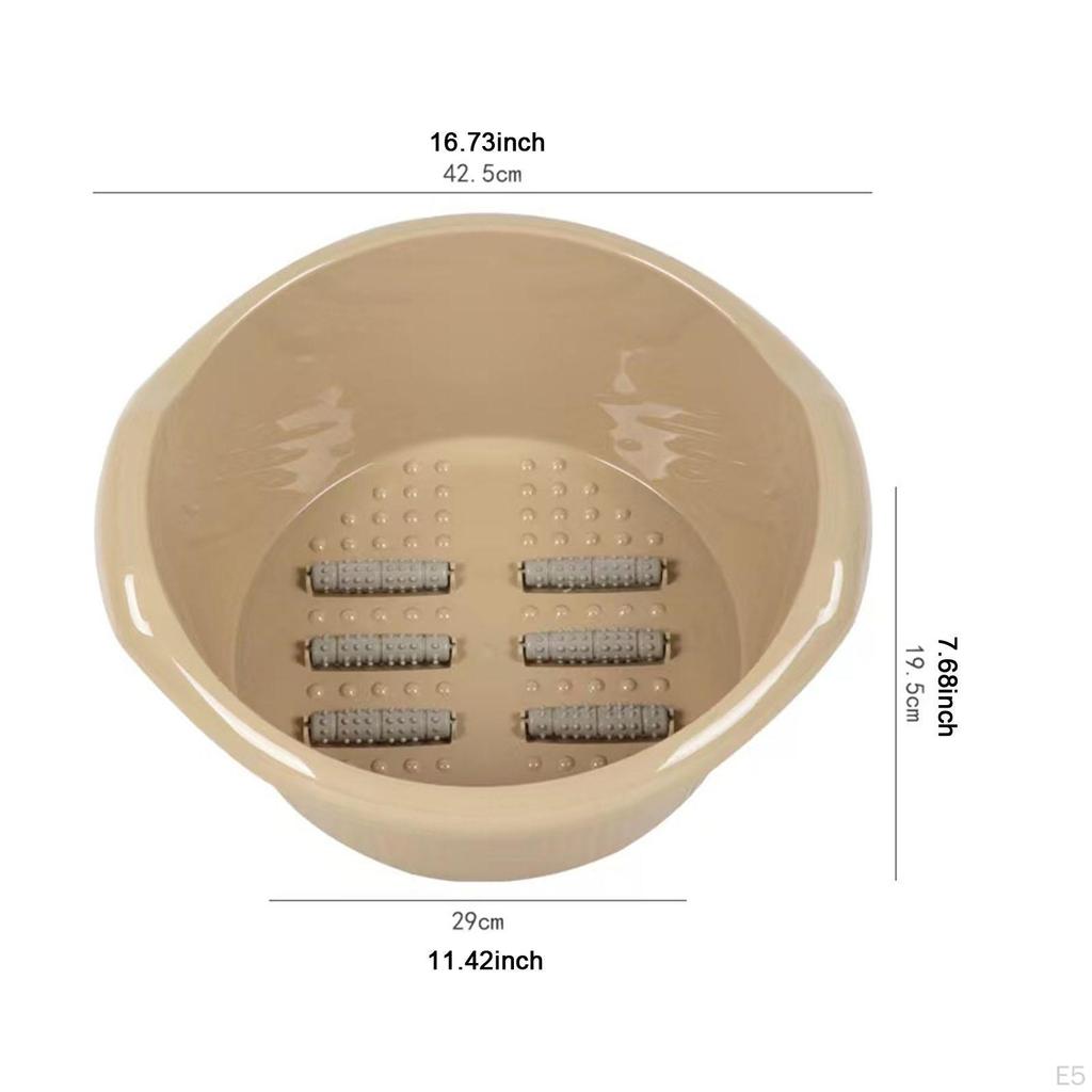 Foot Bath Container with Massage Dots for Relaxation In Dormitory