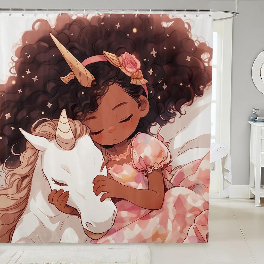 Crane Fabric Shower Curtain Flying Bird Flower Shower Curtain Boys Girls Japanese Crane Painting Bathroom Waterproof Accessori