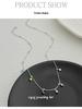 Cui Yan S925 Sterling Silver Rainbow Beaded Necklace - Korean Dongdaemun Style Choker for Women, New Summer Fashion.