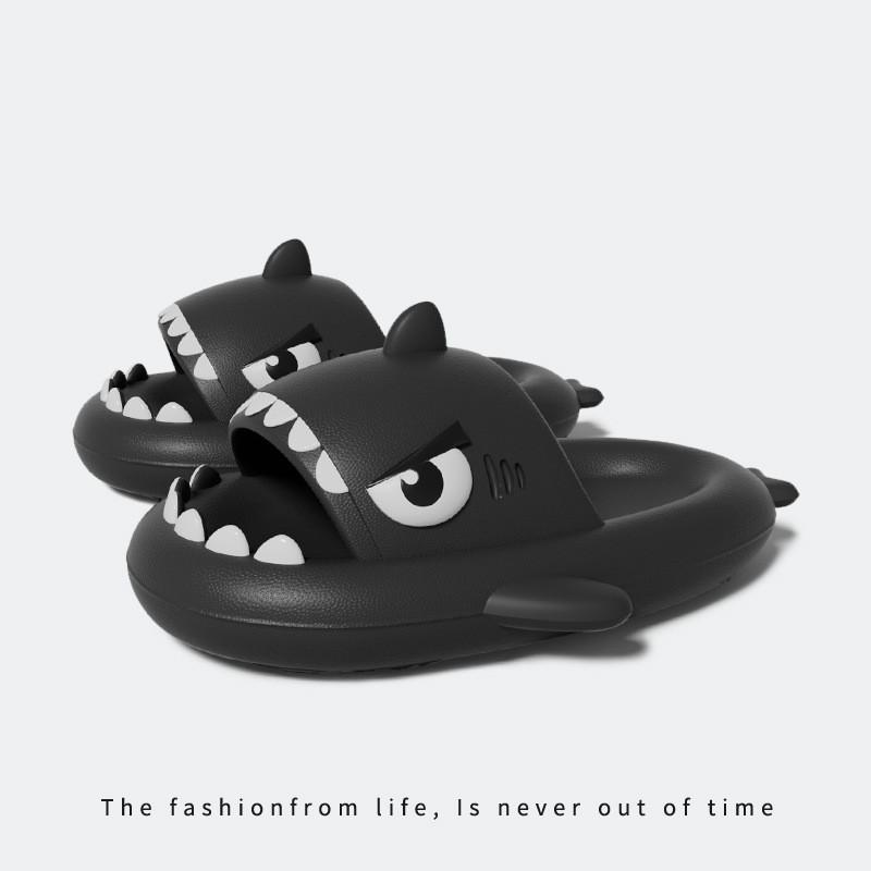 Special Edition Largeeyed Shark Slipon Slippers With Waterproof Eva For Couples Home Use