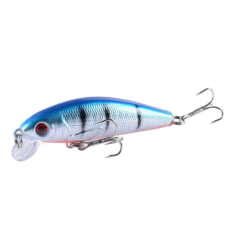 Minnow Fishing Lure Vib 7.2cm 8.7g 3d Eyes Bionic Hard Bait Artificial Fishing Accessories For