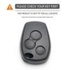 3 Buttons Silicone Car Key Case For Renault Trafic Clio Duster Logan Dacia Sandero For Nissan Terrano Almera