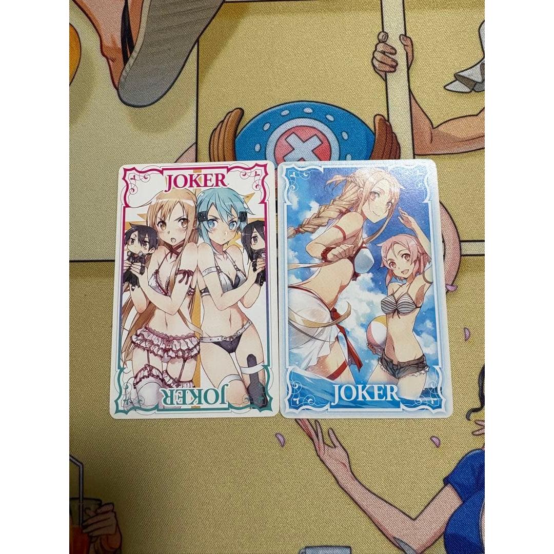 Sword Art Online SAO special playing cards