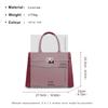 Nová dámská kabelka 2024 Módní trend Hovězí kůže Čtvercová taška Jednoduchá a elegantní Taška přes rameno Crossbody