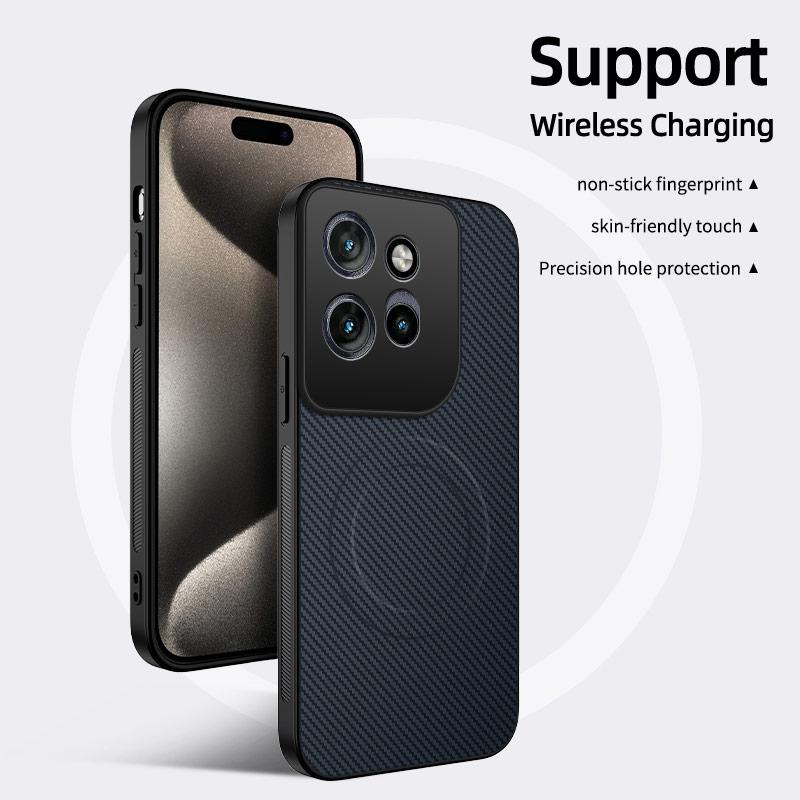 

For Motorola Edge 70 Case for Moto X70 Air Carbon Fibre Magsafe Wireless Charging Phone Cases for Moto Edge70 60 NEO Shell For Moto edge 70