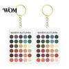 Personal Color Palette 2Pcs Keychain Pendant, Clear Acrylic Season Analysis Swatches Spring Summer Fall Winter Colors Keychain, Card, Gifts