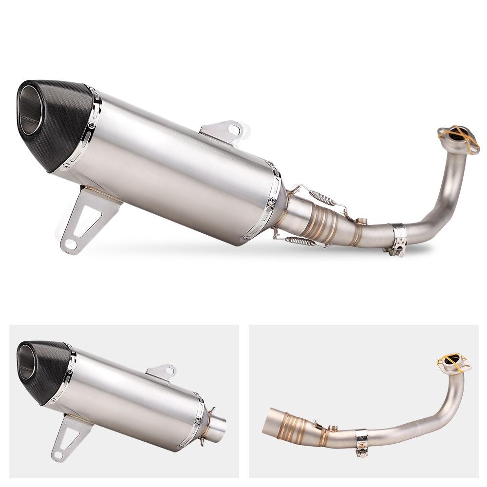 XMAX300 Motorcycle/Scooter Exhaust System – Stainless Steel Front, Yoshimura Akrapovič SC Rear