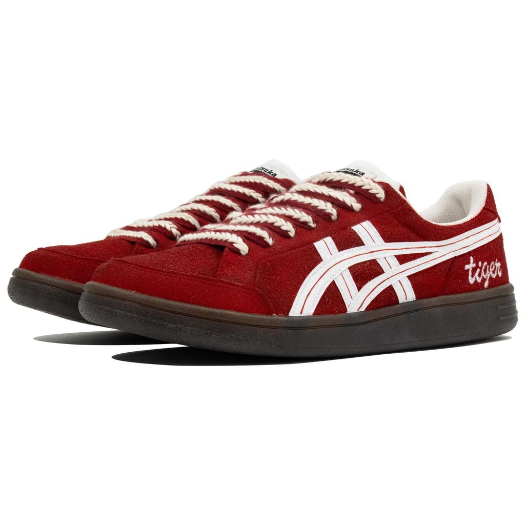 Onitsuka Tiger Advanti Mirror Flower Aqua Moon Lightweight Low top Skateboard Shoes Unisex Angora Red 1183B799-101(Team791-)