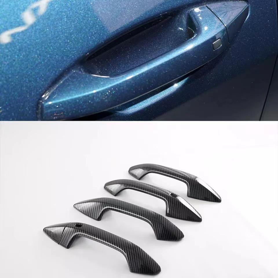 Applicable22Kia Lion RunSPORTAGE NQ5Door Bowl Handle Carbon Fiber Pattern Body Handle Shell Decorative