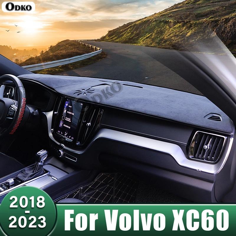 Car Dashboard Cover Avoid Light Pad Sun Shade Mats Non-Slip Case Anti-UV Carpets For Volvo XC60 2018