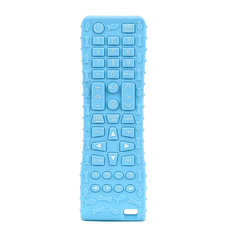 Silicone Teether Remote Control Toy for Babies 6+ Months