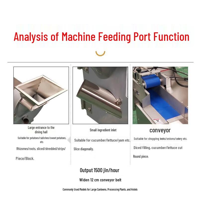 Commercial Automatic Vegetable Cutting Machine