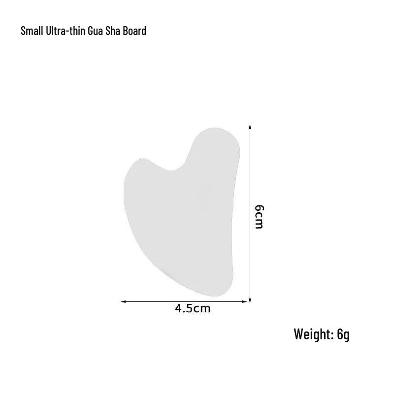 Массажная доска для скребкового массажа лица в форме сердца из нержавеющей стали