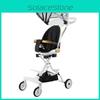 Kids Stroller Ultra Lightweight Foldable Convertible Seat One Rotation Button