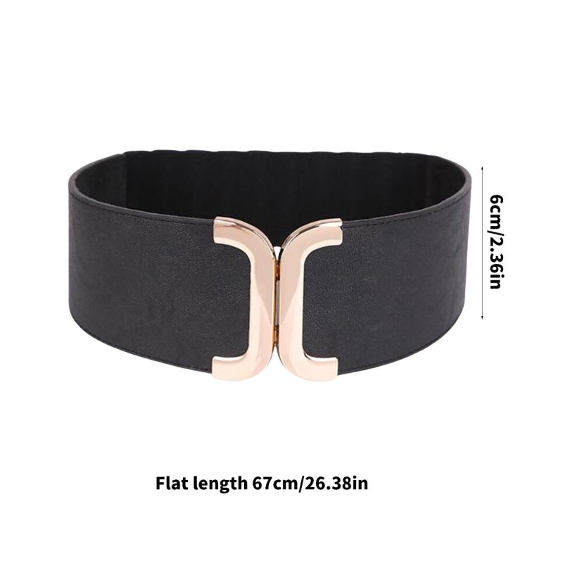 Street Styles Belt Leather Trendy Waist Belts Ladies Western Styles Waistband Fashion Waist Accessory
