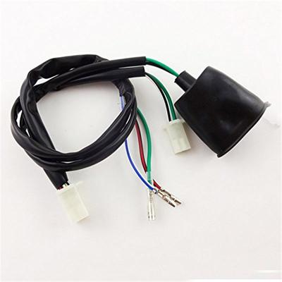 Universal Dirt Bike Wiring Harness Kill Switch Ignition Coil CDI Set 50cc-150cc