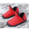 Botas de nieve de terciopelo para mujer, zapatos informales de lona, cálidos, impermeables, de algodón, de caña alta, gruesos, antideslizantes, para invierno