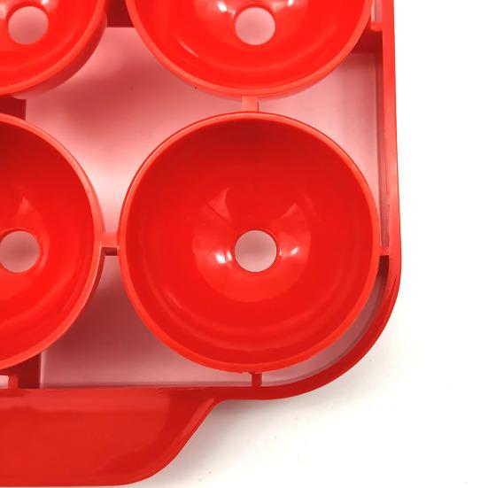 Multi-Function DIY Rice Ball Meatball Mold Transparent Cover Red Meatball Making Tray