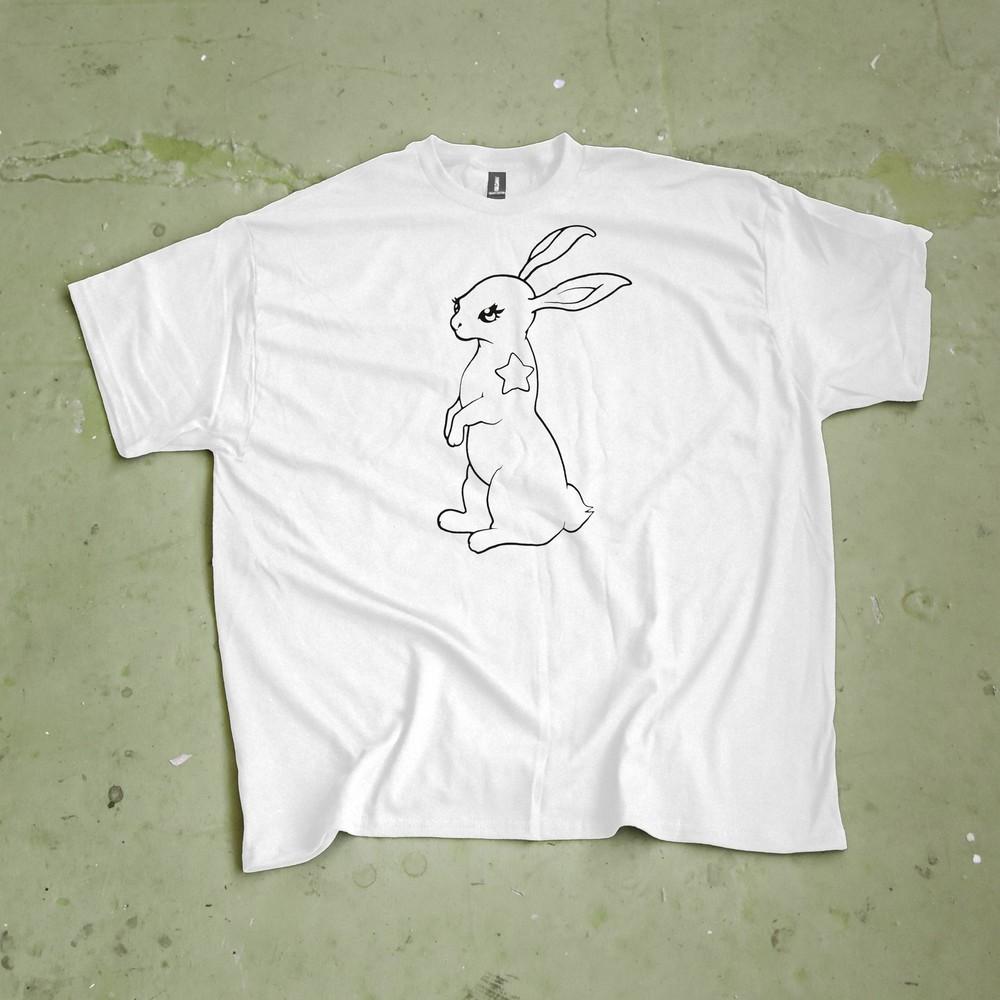 The Matrix White Rabbit T Shirt Cyberpunk Film Shirt Unisex T-Shirt XXL