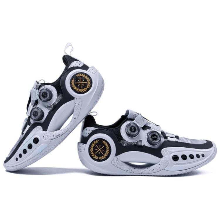 Li Ning WOW 9 City Limited, Shanghai Textile, Leather Cushioning Slip Resistant Abrasion Resistant Low top ABES003-5
