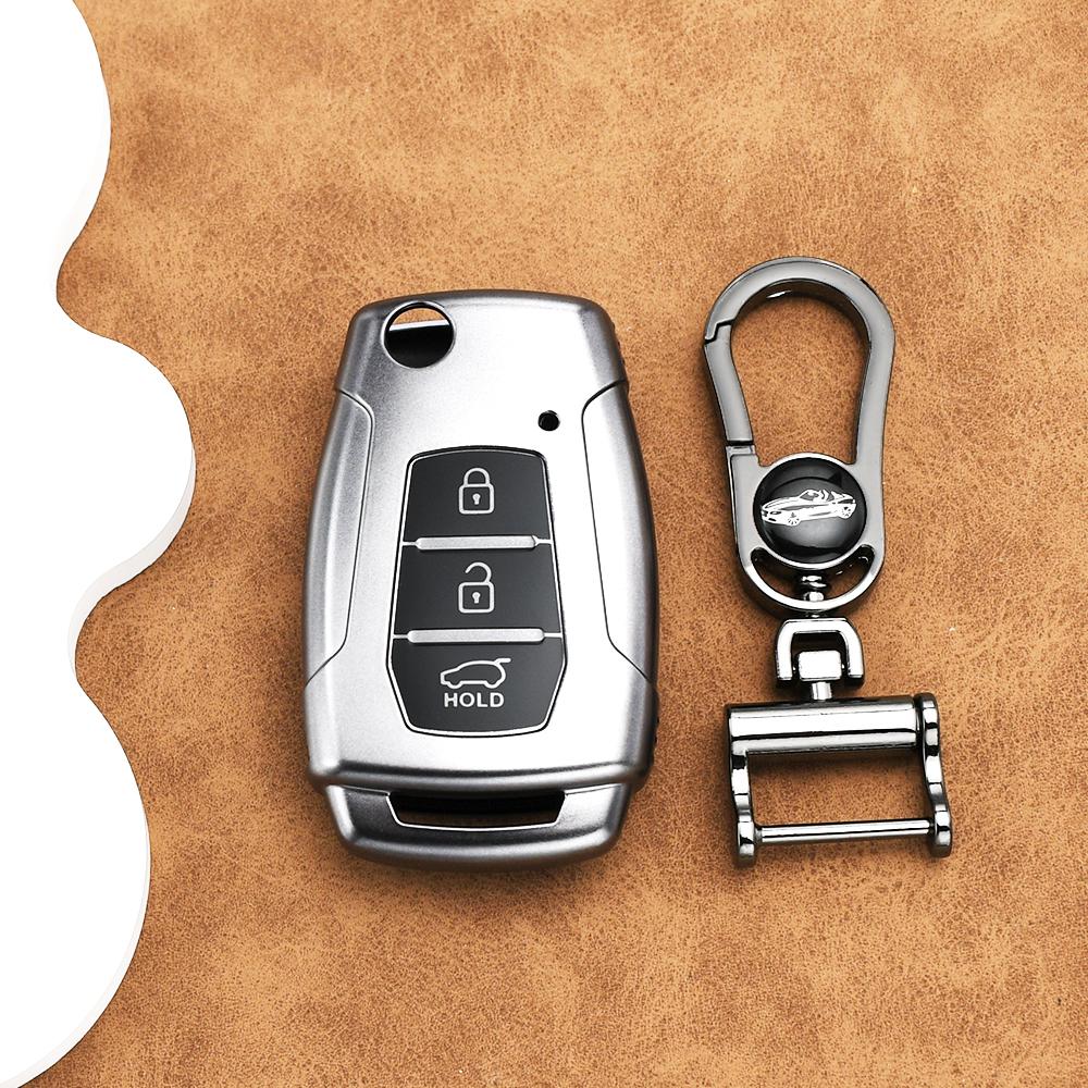 Car Folding Key Case Cover Accessories For Ssangyong Actyon Korando Tivoli Kyron 2 Sanka Tpu Keyless Shell Fob Protector Bag
