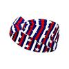 Retro Star Stripe Twisted Sweat Absorbing Yoga Running Headband for Sports and Party Decoration Unisex Stretchy Hair Band