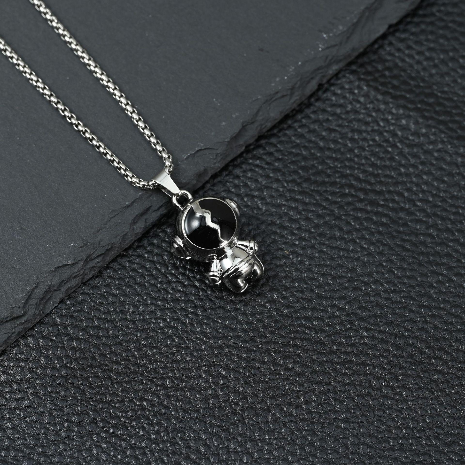 

Добавить, Вычесть, Умножить И Разделить Подвеска Астронавт Женский Символ Астронавт Мультяшное Летнее Ожерелье Мужские Аксессуары для Пары 70CM necklace