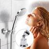 Shower Head Stand with Screw 180 Adjustable Handheld Bathroom Shower Head Brackets Shower Wand Sprayer Stand Enduring