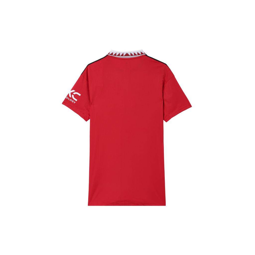 Adidas Manchester United Fan Edition Football Short Sleeve T-Shirt Men Tops Red H13881